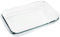 TOKSEO Plat à gratin rectangulaire en verre transparent de 2,2 l - 34 x 20 x 5 cm - Plat à four Tiramisu - Plat à gratin - Plat à lasagnes