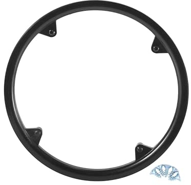 Gyrodymix 48 Zähne 12 cm Fahrrad Kurbelgarnitur Kettenradabdeckung Kettenradschutzhülle Schwarz Langlebiges Produkt