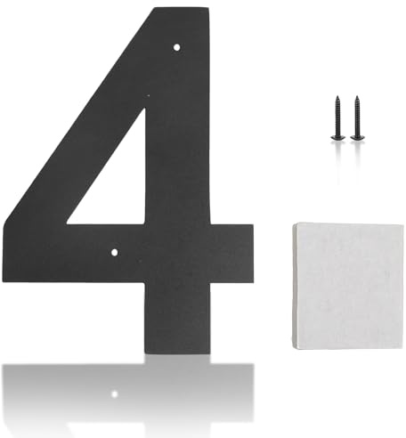 Numeros para Casa Exterior, Placa Numeros (4, Número de casa4)