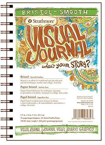 Pro-Art Strathmore Visual Journal Bristol Smooth 5.5X8-28 Sheets
