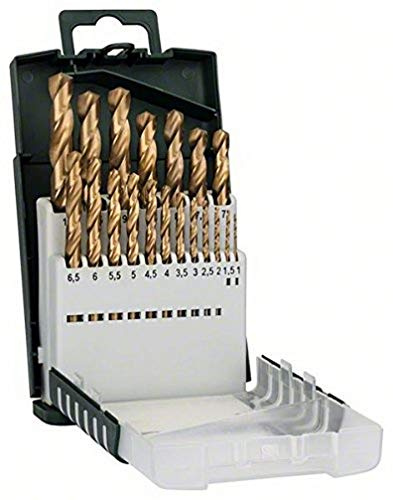 Bosch Accessories 19tlg. Metallbohrer-Set HSS-TiN Grip