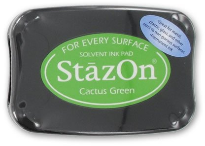 Stempelkissen Stazon Cactus Green