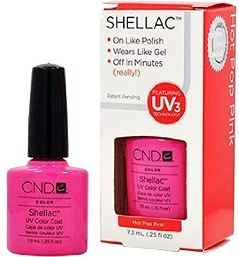 CND Shellac CNDNEWCAT145 Gel-Nagellack, Farbe: „Hot Pop“-Pink
