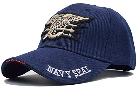 GAOXUQIANG Herren US Navy Baseballkappe Navy Seals Cap Tactical Army Cap Trucker Gorras Snapback Hut für Erwachsene,Navy Blue,L