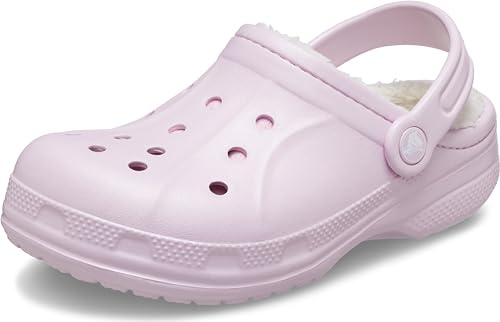 Crocs Unisex barn Ralen fodrad Clog K, Ballerina rosa havregryn, 8/9 UK Child