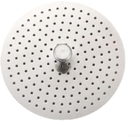 Gdfnmogo Embudo de filtro profesional de acero inoxidable, reductor de café molido, pieza de repuesto para cafetera espresso italiana de 2, 4, 6, 9 tazas, plata (9 tazas)