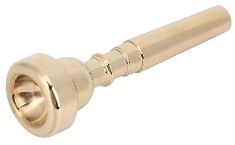 HUIOP Embout de Trompette en Laiton, Accessoires de Corne Professionnels, 3C 5C 7C (Or 5C)