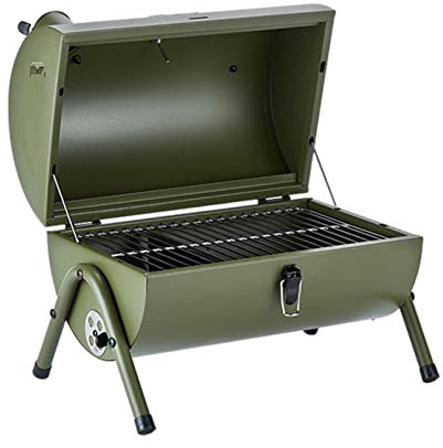 JATIBOSH Barbacoa de CarbóN Plegable PortáTil TamañO Compacto Barbacoa de Sobremesa para Exteriores FáCil de Transportar para JardíN Camping Picnic Fiesta Apta para 3-5 Personas