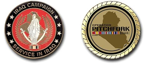 Operation Pitchfork Iraq Challenge Coin