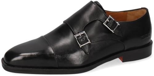 Melvin & Hamilton Stefano 2, Mocasín Monkstrap Hombre, marrón, 43 EU
