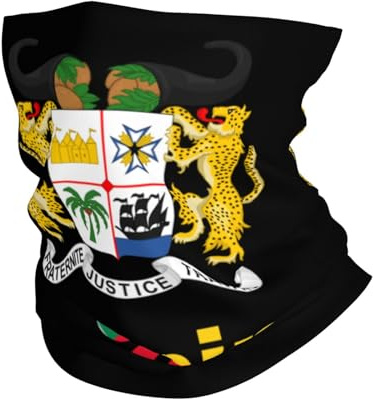 Ansiktsscarf text nationellt emblem benin halsvärmare dammduk bandana vindtätt pannband för löpning resor jakt
