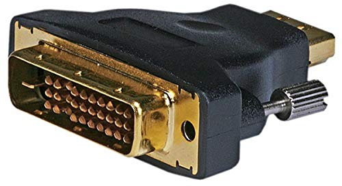 Monoprice 102689 M1-D (P & D) HDMI Black Cable Interface/Gender Adapter – Cable Interface/Gender Adapters (M1-D (P & D), HDMI, Male/Female, Gold, Black)