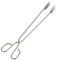 Sauvic 04468 - Pinza con Pala Larga Inoxidable, 18/8