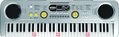 Reig - Elektronische Orgel 61 Multifunktionstasten, Silber (8924), Farbe/Modell Sortiert