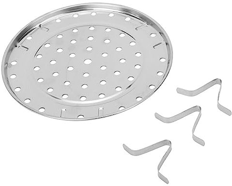 SEAFRONT Stainless Steel Cooking Rack with Easy Clean Tray for Pressure Cooker and Stock Pot (Medium Diameter 24cm)