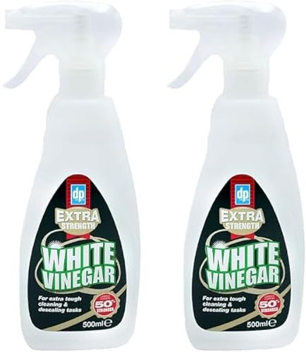 Extra Strength White Vinegar 500ml (Pack of 2) | Multi-Purpose Household Cleaner & Descaler | Eco-Friendly Option | Gentle Yet Effective