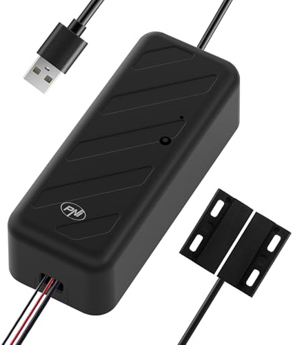 PNI SmartHome RG121 Smart Relay with Wi-Fi for Controlling Garage Door/gate Opening, Compatible with The Tuya Application, 5 V Power Supply