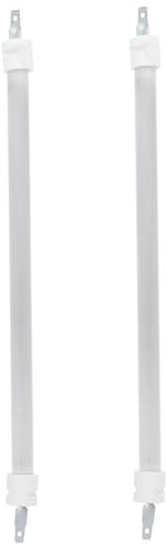 Mobestech 2Pcs Electric Patio Heater Replacement Tubular Quartz Heating Tubes High Temperature Resistant Rapid Uniform Heat for Outdoor Heater Parts