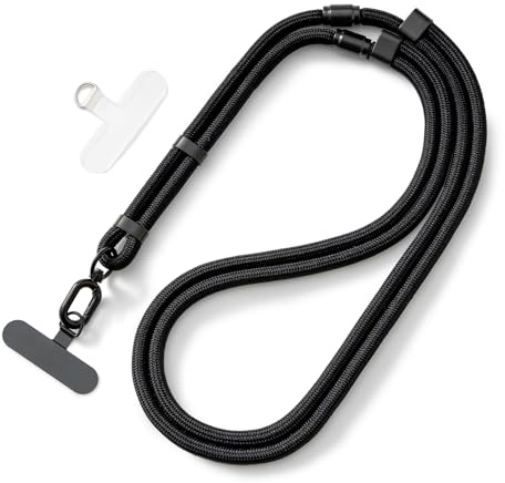 MORSUNBELA Handykette Universal 3-in-1 Handyband zum Umhängen | Handy Umhängeband Verstellbar (17 bis 80 cm), Kompatibel mit den Meisten Handyhüllen für Alltag, Outdoor, Reise