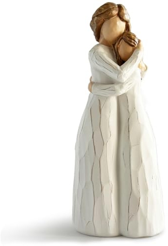 GemsLives Mother and Daughter Figurine，Mum Birthday Gifts from Daughter | Hand-painted resin with gift-ready package, Mother’s Day,Christmas & Thanksgiving gifts for mum,mummy