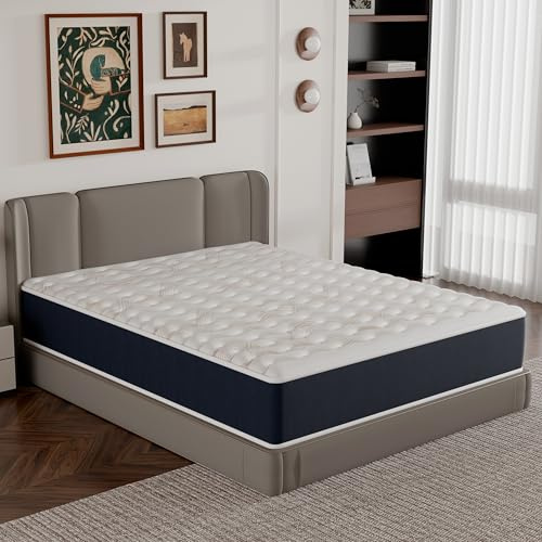 DEWINNER Matelas 90x190, Mousse 32 cm et Matelas Mousse à Mémoire de Forme,Parfait Soutien Haute Resil,Respirant,7 Zones,Réversible à Deux Faces,Épaisseur 32 cm (90x190x32)