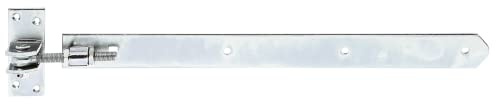 Alberts 318253 Ladenband | gerade, Abschluss abgerundet, verstellbar um 30 mm | galvanisch verzinkt, dickschichtpassiviert | 460 x 40 mm