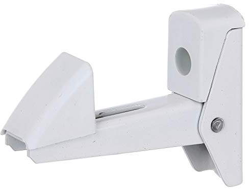 Gah-Alberts 307769 Door and Gate Stopper Self-Closing 20-50 mm Aluminium White