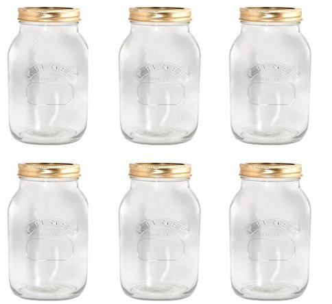 Kilner Einmachgläser, 0,5 l, 6 Stück