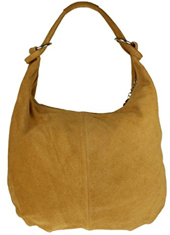 Girly Handbags Femmes Hobo Italian Suede Véritable sac ˆ bandoulire en cuir