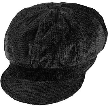 fiebig Damen Schildmütze aus feinem Chenille Stoff