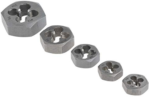 RS PRO Schneideisen-Satz M5 bis M12 Kohlenstoffstahl 5-Stk