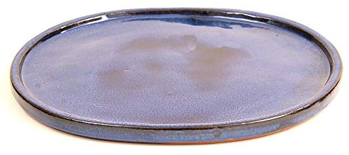 Bonsai - Untersetzer oval 35 x 28 cm, blau 54302