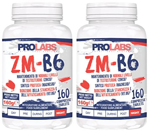 Zmb6 320 compresse - zinco magnesio vitamina b6 combatte affaticamento