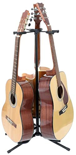 Gitarrenständer Guitar Stand Gitarrenhalter Gitarrenständer mit Nackenstütze, Kleiner universeller Metall-Display-Aufbewahrungshalter, Bühnenstudios, Schule, Büro, akustischer E-Gitarren-Bass