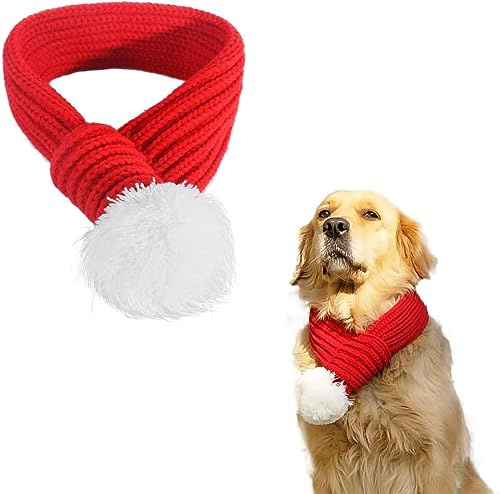 Naler Hundar Julhalsduk Juldräkt hundkläder husdjur Julhalsduk Julhalsduk röd hunddräkt stor XL