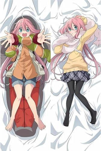RuiHao Anime Kissenbezug Manga Kissenhülle Für Anime Girls,Anime Pillowcase Digitaler Doppelseitiger Druck Kissenbezug,Seitenschläferkissen Bezug,Bedding Umarmungskissen Bezu,Peachskin-120 x 40 cm