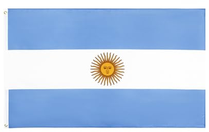 GeRRiT 1 Uds. Bandera Argentina de 90 * 150cm for decoración