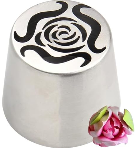 Glixoft Russische Spritztüllen, Blumen-zuckergusstüllen, Russisches Spritztüllen-Set, Große Edelstahl-spritztüllen, Kuchendekorationstüllen Für Selbstgemachte Cupcakes, Desserts