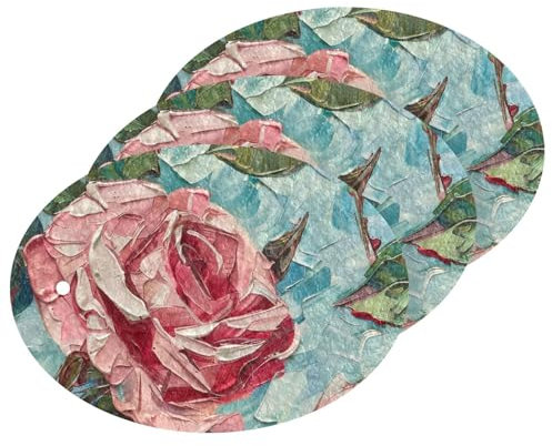 Esponjas grandes absorbentes de rosa retro rosa sólido para limpiar esponjas decorativas antiarañazos para lavar platos, resistentes a las manchas y al olor (3 unidades)