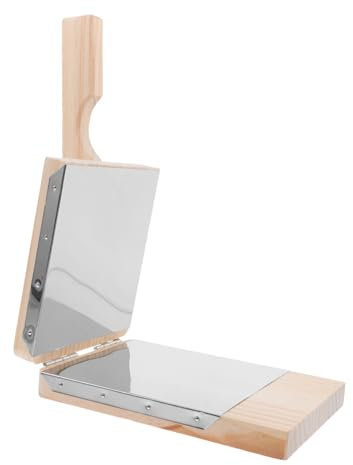 TOPBATHY Prensa De Masa Para Dumplings De Madera 15 Cm Herramienta Para Prensar Masa Resistente Multifuncional Para Cocina Casera y Restaurante Accesorio Para Hacer Dumplings
