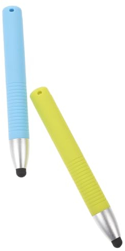2pcs Universal Stylus Pens for Capacitive Screens, Silicone | Anti-slip Grip, for Drawing and Learning, Suitable for Smartphones, Child-friendly Design