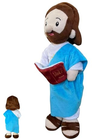 Jesusdocka - 30 cm Tecknad Frälsarfigur,Jesus Kramdjur - Till Vuxna Barn Påsk Födelsedag Godnattsällskap Julstrumpspresent Festfavörer
