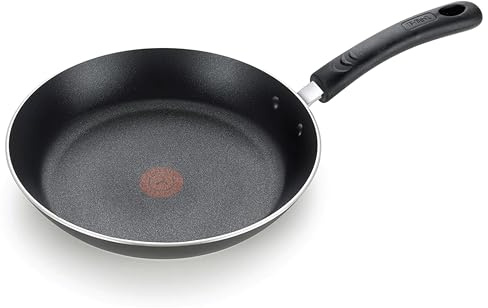 T-Fal Experience Nonstick Fry Pan 8 Inch, Induction Compatible, Oven Safe 400F, Cookware, Non Stick Frying Pan, Skillet, Cooking, Kitchen, Egg Pan, Pots and Pans, Home, Dishwasher Safe, Black
