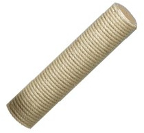 Nobby Sisalsäule, beige L: 40 cm ø:9cm, M10, 1 Stück