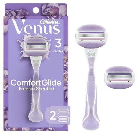 Gillette Venus ComfortGlide Freesia Women's Razor - 1 handle + 2 refills