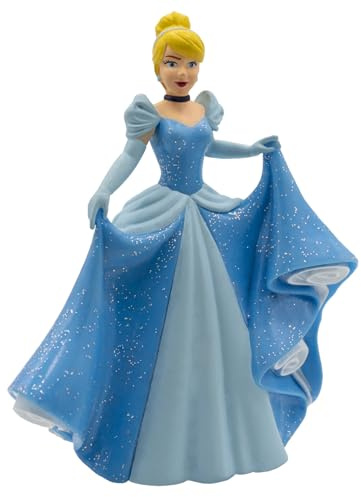 Bullyland 12501 - Spielfigur Walt Disney Cinderella, ca. 10 cm, detailgetreu, ideal als kleines Geschenk für Kinder ab 3 Jahren, Blau | Als Dekoration, kleines Geschenk für Kinder ab 3 Jahren, Detailgetreu, Walt Disney Sammelfigur