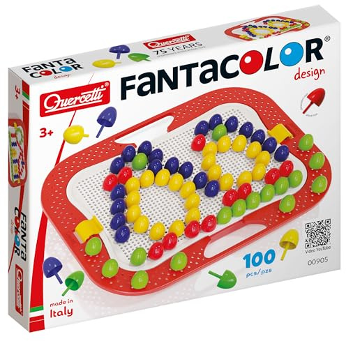 Quercetti - Fantacolor Design d.20 - Steckspiel