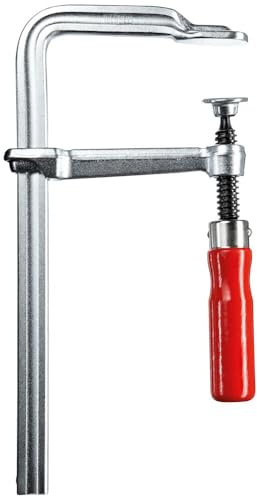 BESSEY Ganzstahlzwinge GS60 | 600 mm Spannweite | 120 mm Ausladung | Stabile Ganzstahlzwinge mit Holzgriff ermöglicht sicheres und präzises Spannen verschiedenster Werkstücke