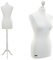 LUCCESI Schneiderpuppe | zum Probierpreis! | Größen S - XL (Female ♀) | Torso Size: M/L (38-40) | Wechselbezug Creme-Weiss | Standfuss Weiss | Damen - Schaufensterpuppe