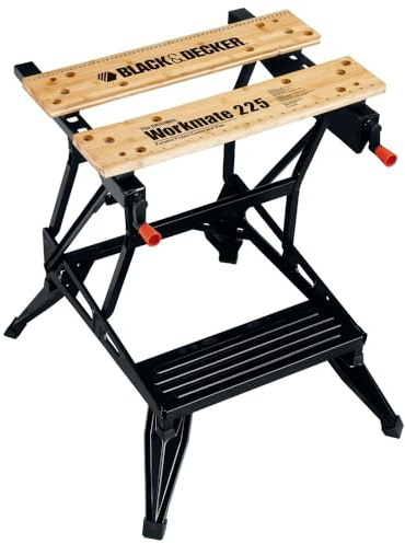 BLACK+DECKER, WM225-A, Banco de trabajo portátil y tornillo de banco